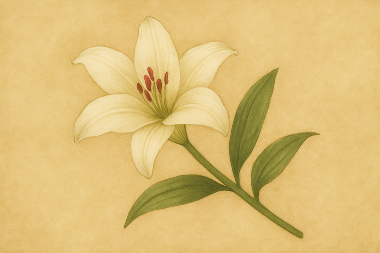 大阪・箕面占いスクール　原 史恵 | ルノルマンカード「ユリ」が示す恋愛のメッセージ